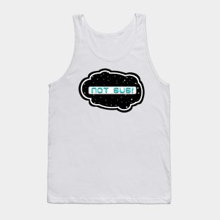 Cyan Not Sus! (Variant - Other colors in collection in shop) Tank Top